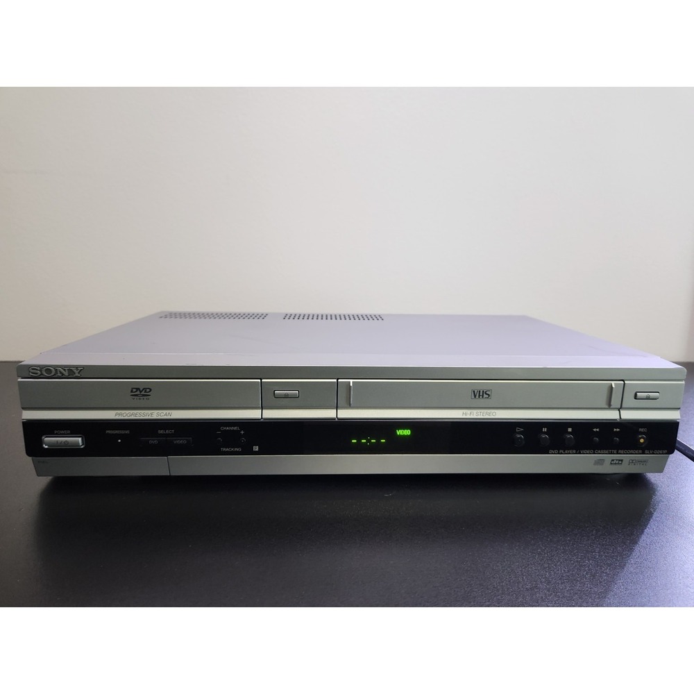 Sony SLV-D261P DVD/VCR Video Cassette Recorder Combo Tested & Works